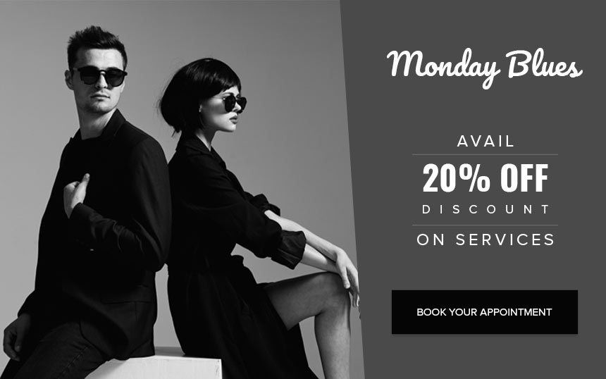 Monday Blue:- Avail 20% discount on Services