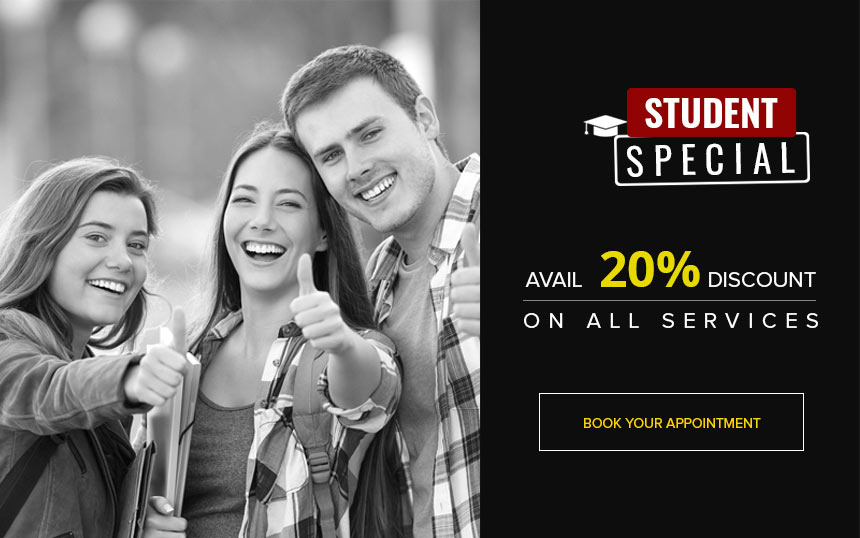 Student Special:- Avail 20% discount on Services