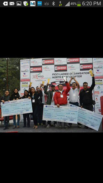 Winners, 2014 Red River Car Rally-at Guwahati, Assam.